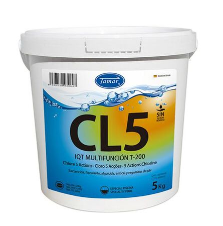 Cloro Cl5 Iqt Multifunción Tableta Piscina Tamar 5K
