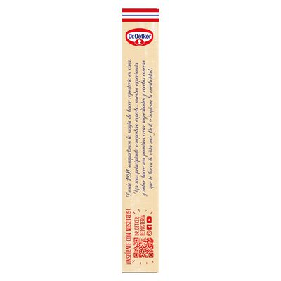 Letras y números de chocolate para repostería Dr Oetker 60g