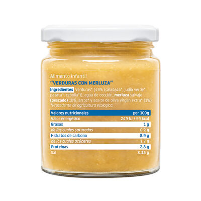 Tarro Smileat merluza con verduras 230g