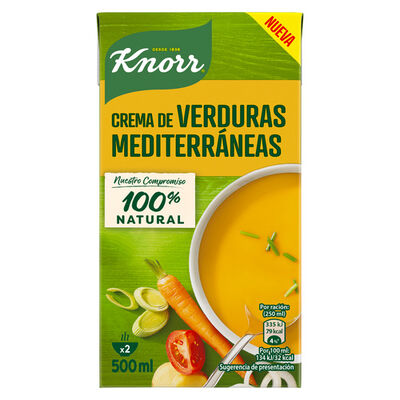 Crema verduras mediterr&aacute;neas Knorr 500ml