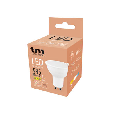 Bombilla Led Dicroica gu10 TM 7W calida