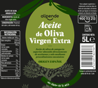 Aceite oliva virgen extra Alipende garrafa 5l
