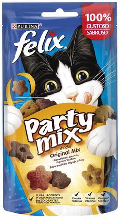 Snack gato F&eacute;lix Pary Mix 60g