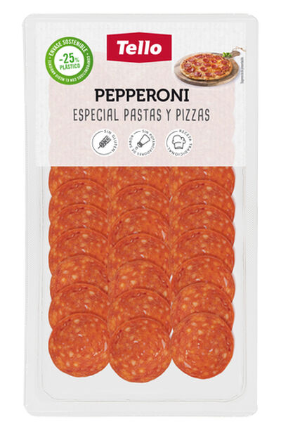 Pepperoni en lonchas Tello 75g