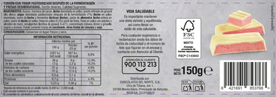 Pralin&eacute; de yogur y fresa Alipende 150g