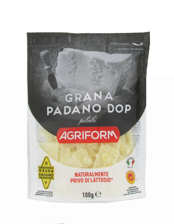 Queso en lascas dop Grana Padano agriform 100gr petali