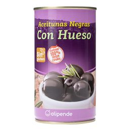 Aceitunas negra con hueso Alipende 185g