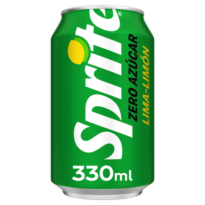Refresco lima-lim&oacute;n Sprite lata 33cl zero az&uacute;car