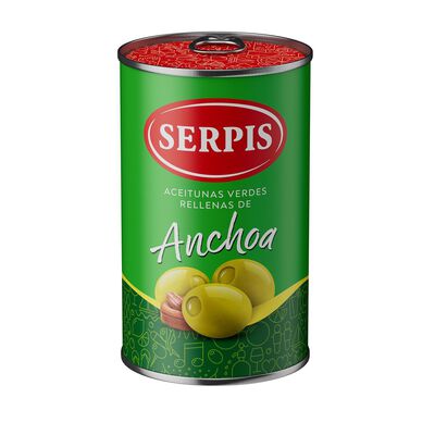 Aceituna rellena de anchoa Serpis 130g