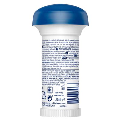 Desodorante en crema Dove 50ml sin alcohol antitranspirante