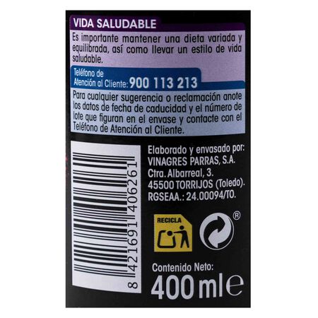 Crema balsámica de vinagre con frambuesa Alipende 400ml