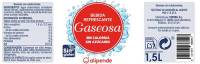 Gaseosa Alipende 1,5l
