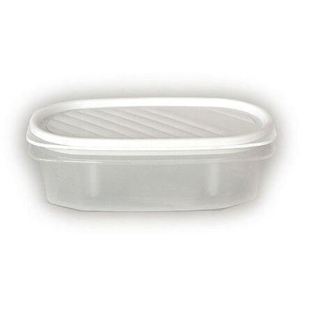 Tupper hermético de plástico blanco Tatay 0,5 litros Quttin