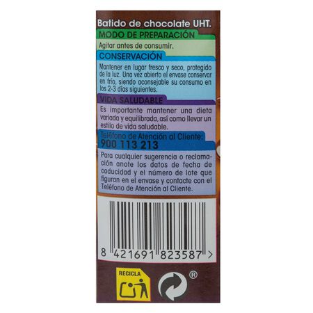 Batido Alipende 200ml pack 6 cacao