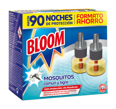 Insecticida el&eacute;ctrico Bloom 2 recambios para mosquitos