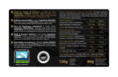 Caballa del sur Usisa 78g en aceite oliva