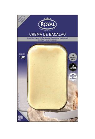 Crema de bacalao Royal 100g sin gluten