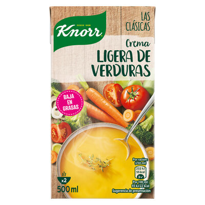 Crema ligera de verduras Knorr 500ml