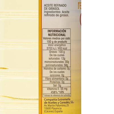 Aceite de girasol Alipende 1l (acidez máxima 0,2º)