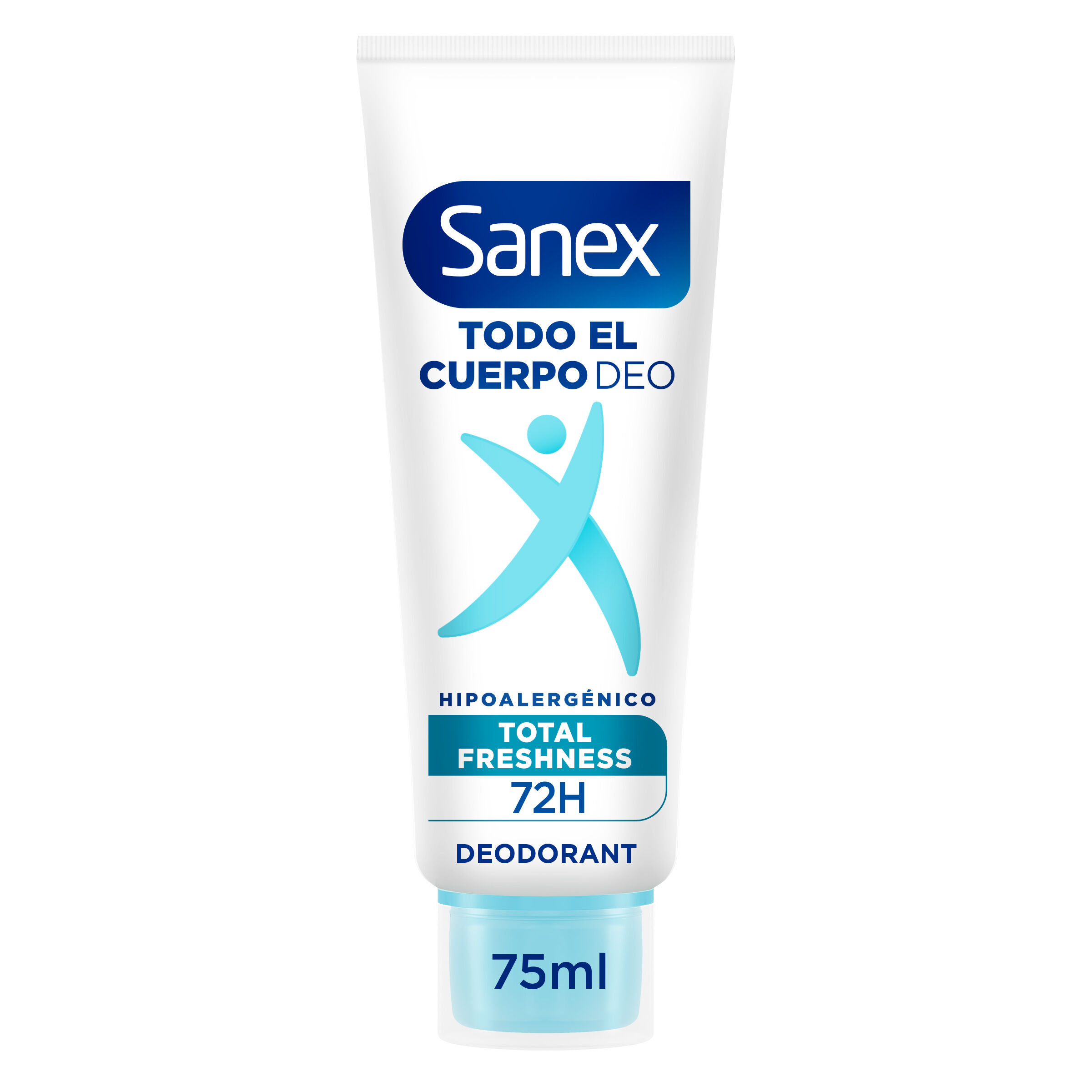 Desodorante crema corporal total freshness Sanex 75 ml