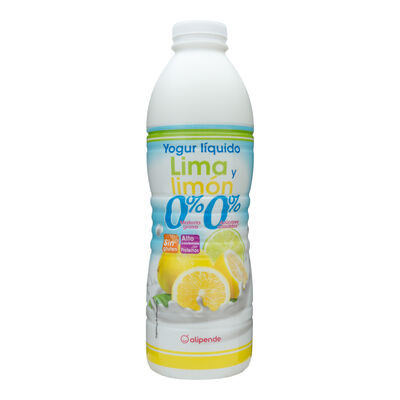 Yogur líquido desnatado Alipende 1kg lima limón