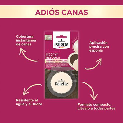 Cobertura Instant&aacute;nea Canas Palette Rubio Oscuro