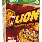 Cereales nestlé 400g Lion con caramelo y chocolate