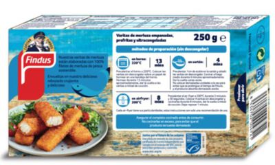 Varitas de merluza Findus
