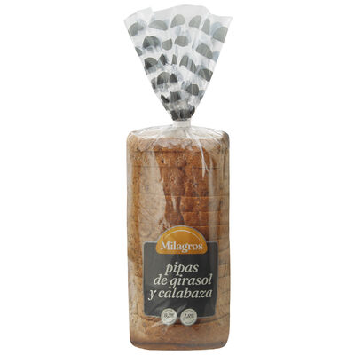 Pan de molde Pan Milagros de 675 g con pipas de girasol y calabaza