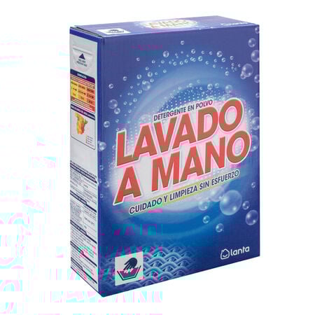Detergente en polvo Lanta 650g para lavar a mano