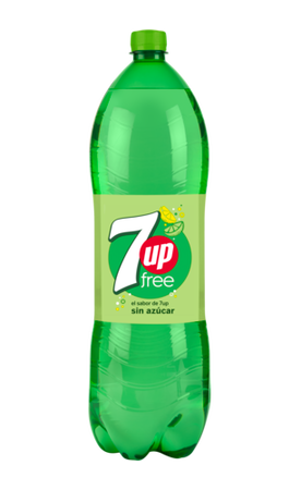 Refresco lima-limón 7Up botella 2l free