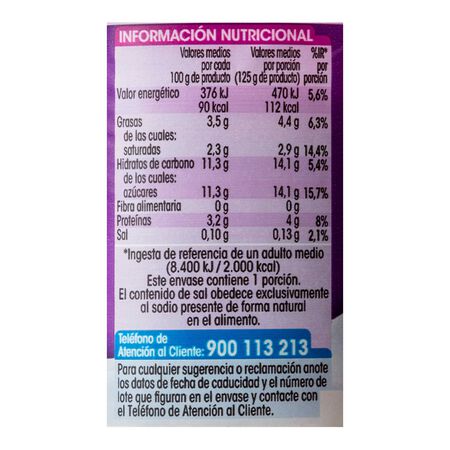 Leche fermentada sin lactosa Alipende pack 4 125g fresa