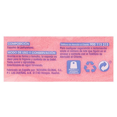 Esponja Bodyplus bebé colores surtidos
