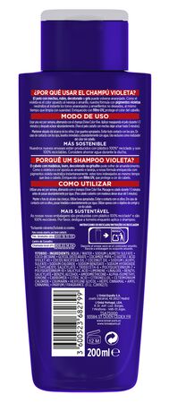 Champú Elvive 200ml color vive violeta anti efecto anaranjado