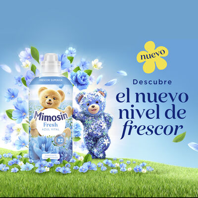 Suavizante concentrado Mimos&iacute;n 56 lavados caricias pieles sensibles