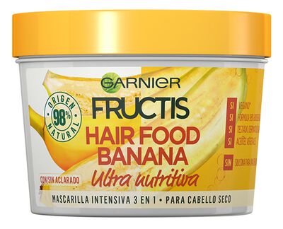 Mascarilla capilar nutritiva Fructis 390ml para cabello seco