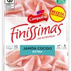 Jamón cocido en lonchas finas finissimas Campofrío 115g