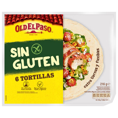 Tortilla Sin Gluten de Old El Paso 6unid