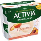 Bífidus Activia cremoso pack 4 melocotón