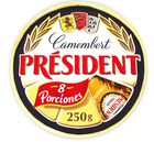 Queso camembert en porciones Pr&eacute;sident 250g