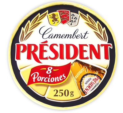 Queso camembert en porciones Pr&eacute;sident 250g