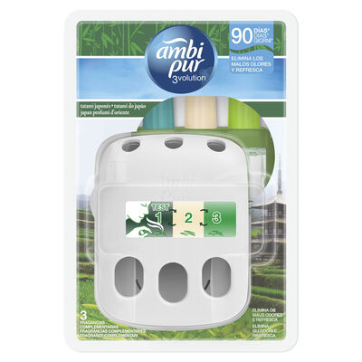 Ambientador eléctrico Ambipur 3volution aparato+recambio tatami japon