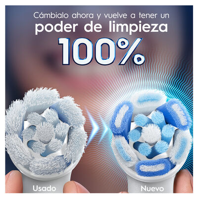 Recambio cepillo Oral-B iO Ultimate Clean 4 unidades