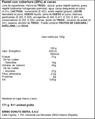 Donettes clásicos 8+1 uds