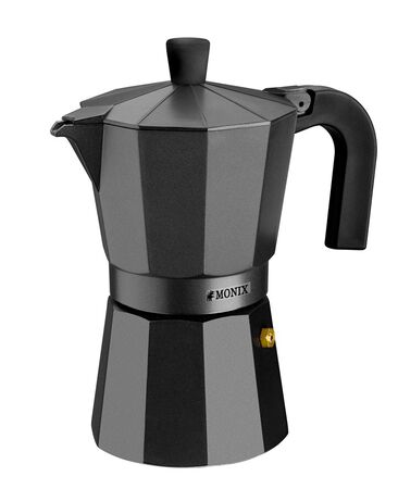 Cafetera Vitro Noir Monix 6 Tazas