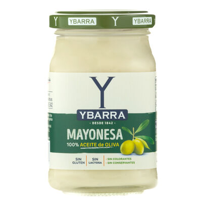 Mayonesa aceite oliva sin gluten sin lactosa Ybarra 225ml