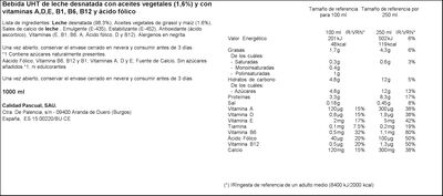 Bebida l&aacute;ctea Flora 1l semi folic b