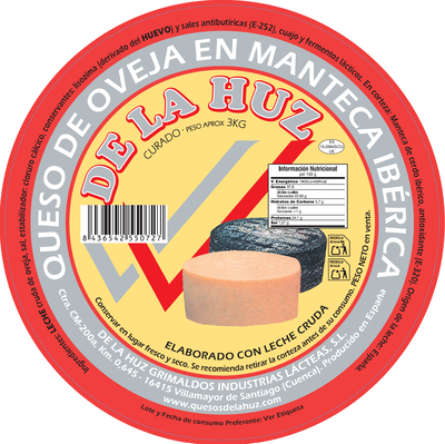 Queso curado manteca De La Huz