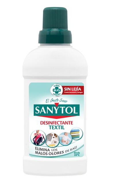 Desinfectante Sanytol líquido 500ml textil sin lejía