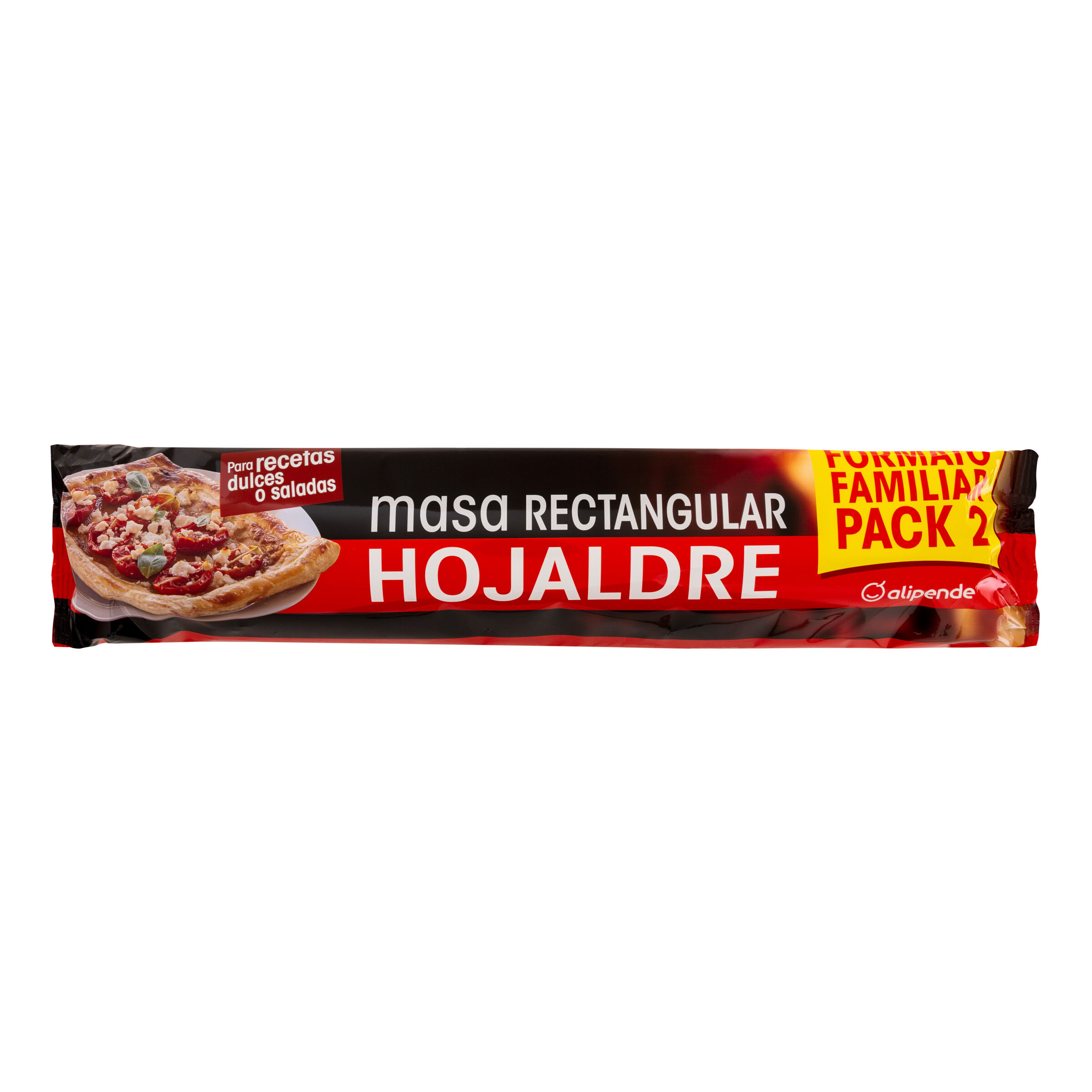 Masa de hojaldre Alipende pack 2 rectangular